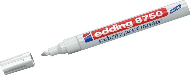 Immagine prodotto Edding Marcatore speciale 8750 marcatore di vernice industriale (Bianco, 4 mm, 10 x)