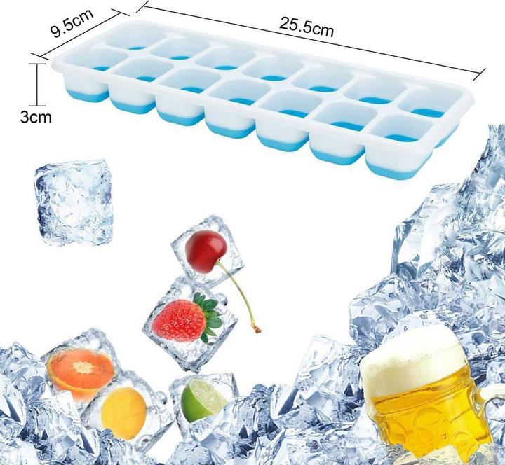Actual product image Intirilife Ice Cube Moulds - Set of 4 à 14 compartments