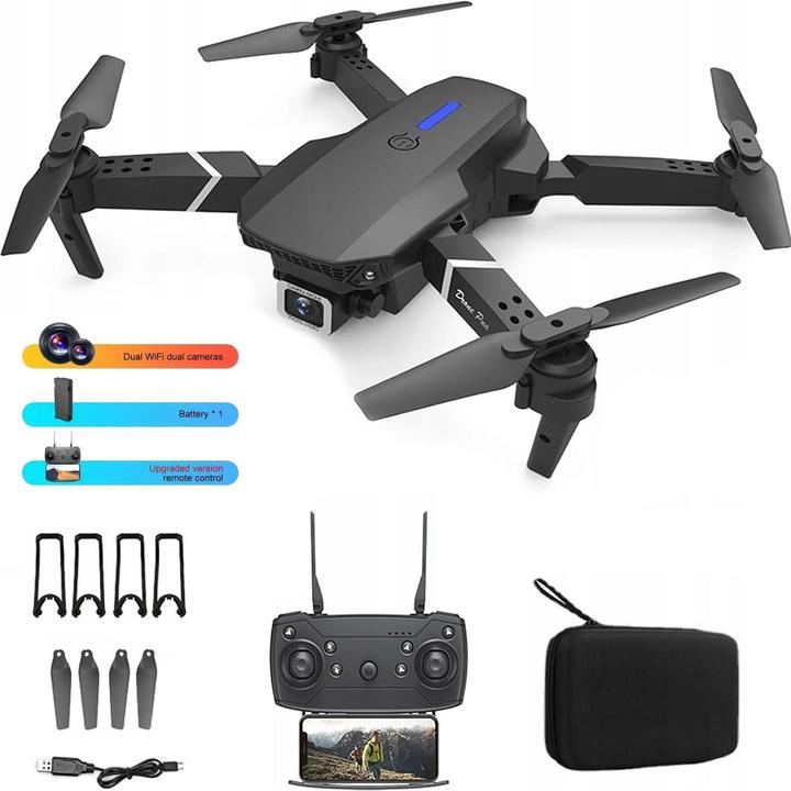 Cbx Max Folding E88 Drohne Quadcopter mit Dualkamera (20 min, 480 Mpx)