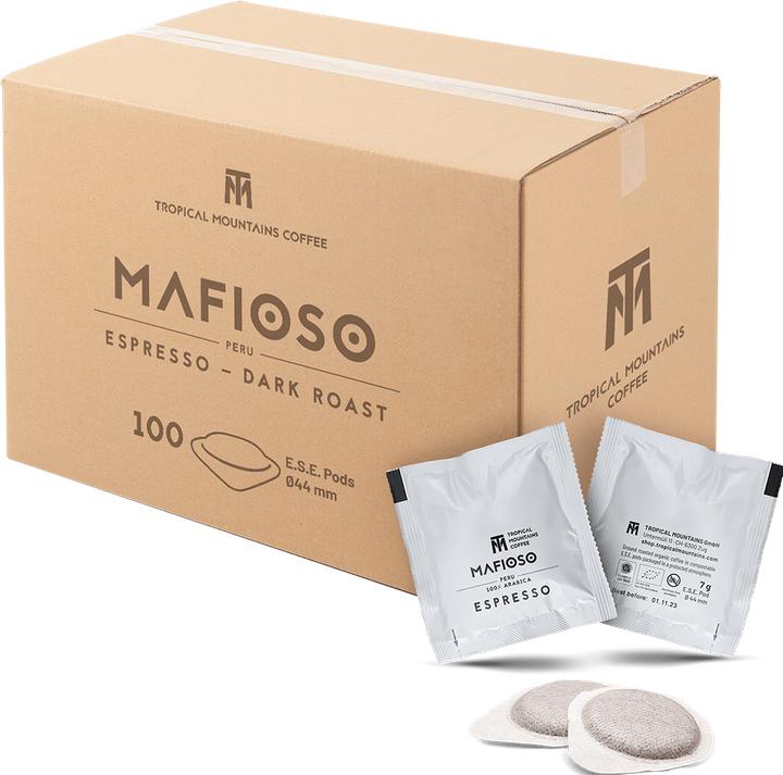 Actual product image Tropical Mountains MAFIOSO Espresso Organic Fair Trade (100 x Port.)