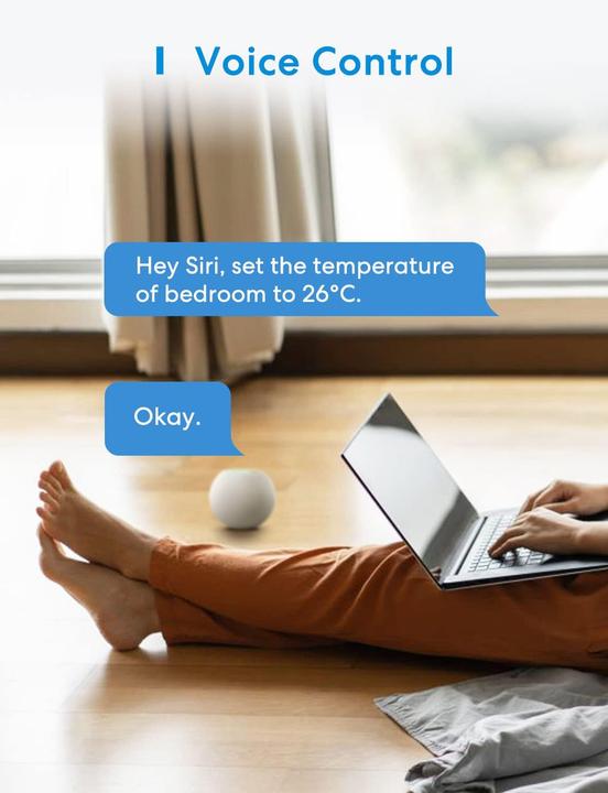 Actual product image Meross Smart Wi-Fi Thermostat