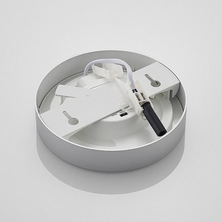 Image du produit Prios Edwina LED plafonnier, argent, 17,7 cm (820 lm)