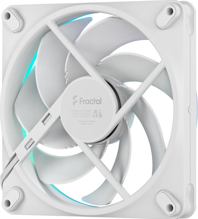 Immagine prodotto Fractal D. Momentum 14 RGB White (140 mm, 1 x)