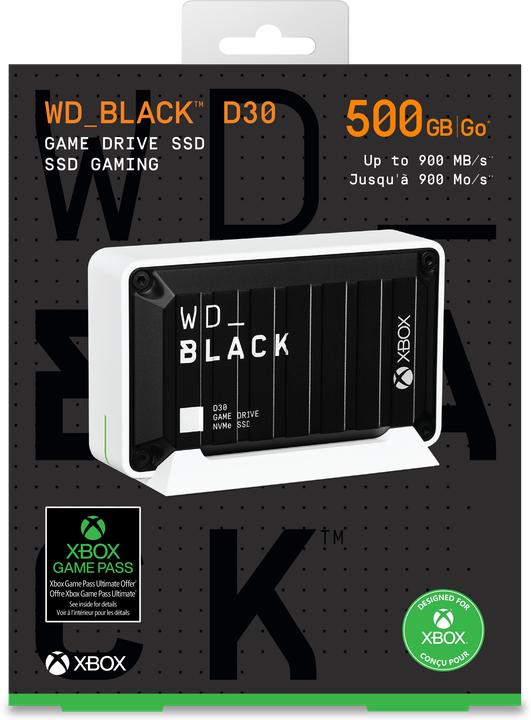 Produktbild WD Black D30 Game Drive SSD for Xbox (0.50 TB)