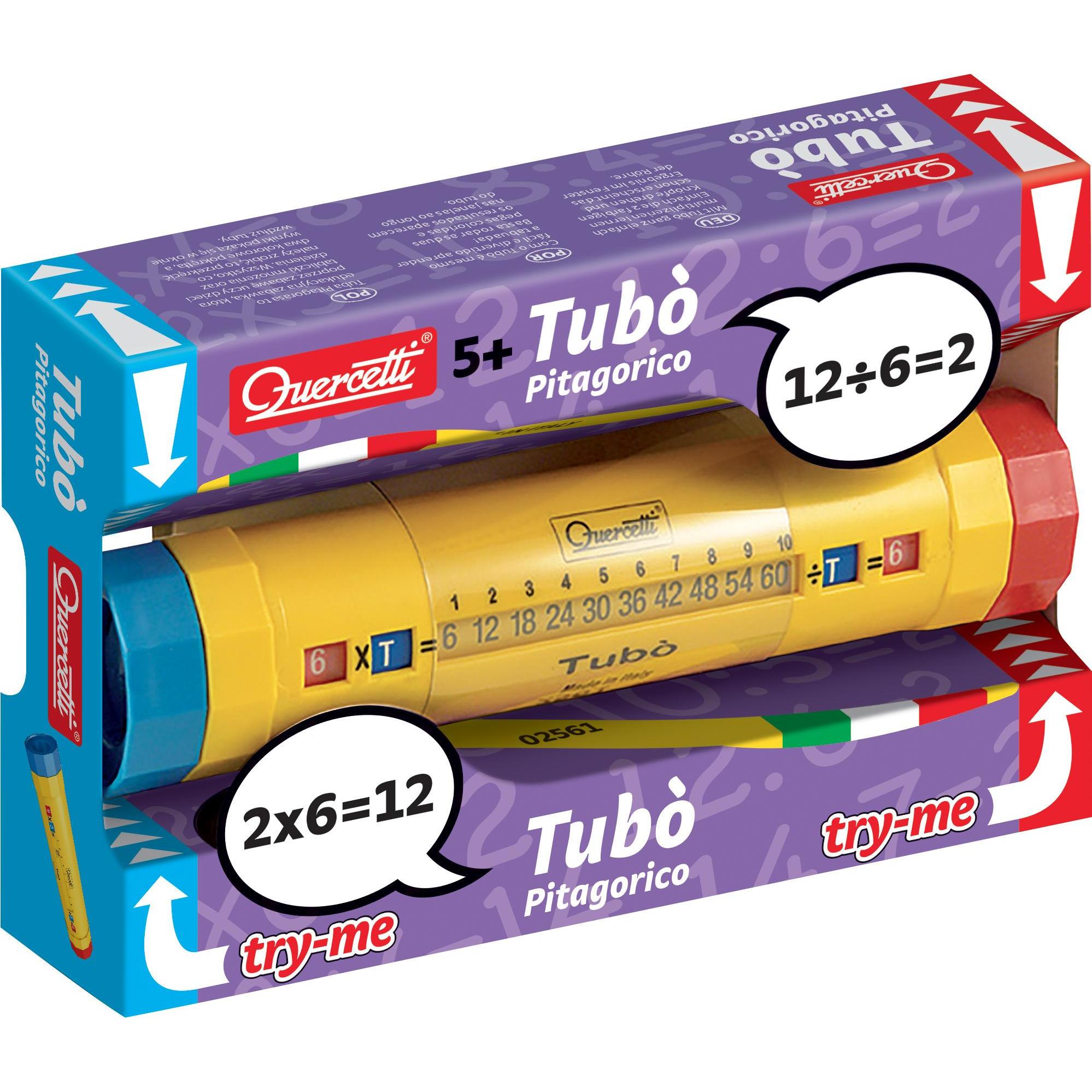 Quercetti Tubò Rechenspielzeug - Einmaleins (Italienisch)