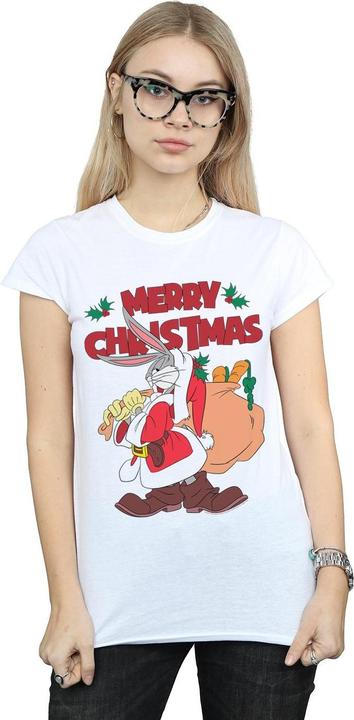 Immagine prodotto Looney Tunes Santa Bugs Bunny Maglietta Donna (S)