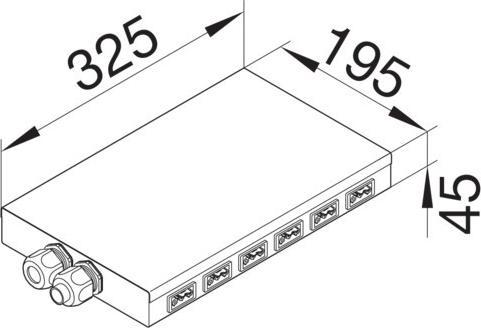 Actual product image Hager SPWA069010