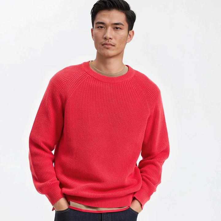 Image du produit La Redoute Collections Pull en maille côtelée Signature (XXL)