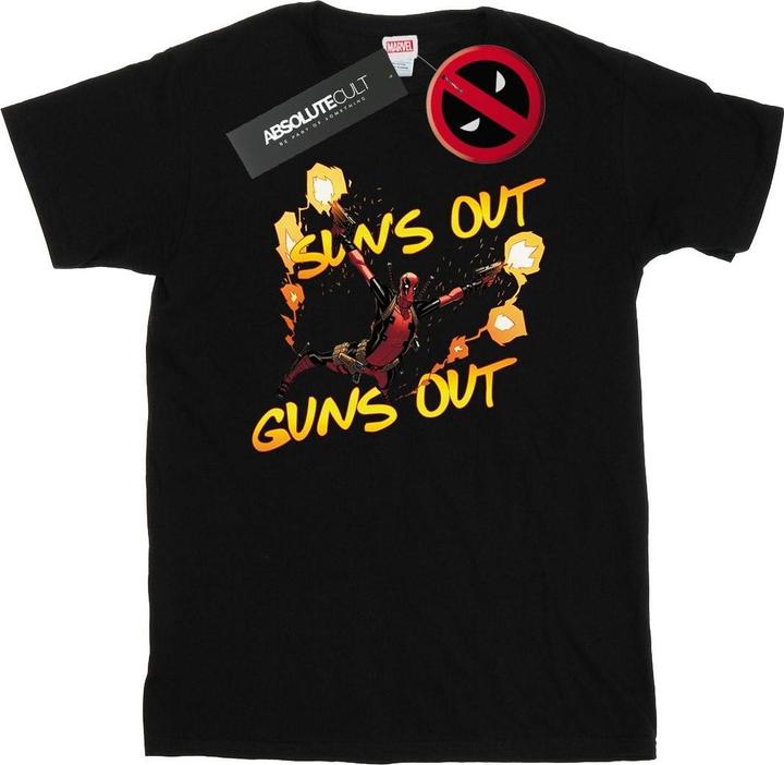 Actual product image Mens Deadpool Sun's Out Guns Out T-Shirt (XL)