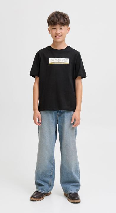 Actual product image Jack & Jones Jorinwood Block Brand Tee Ss Cn Noos Jnr (152)