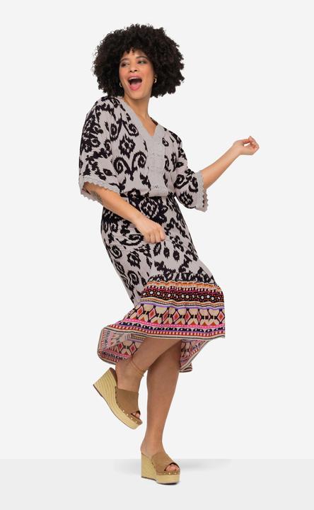 Produktbild Angel of Style Maxikleid, Alloverdruck, V-Ausschnitt (58)