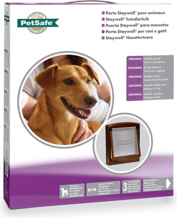 Actual product image PetSafe Staywell Haustiertüre Original mit 2 Verschlussoptionen (Manual cat flap)