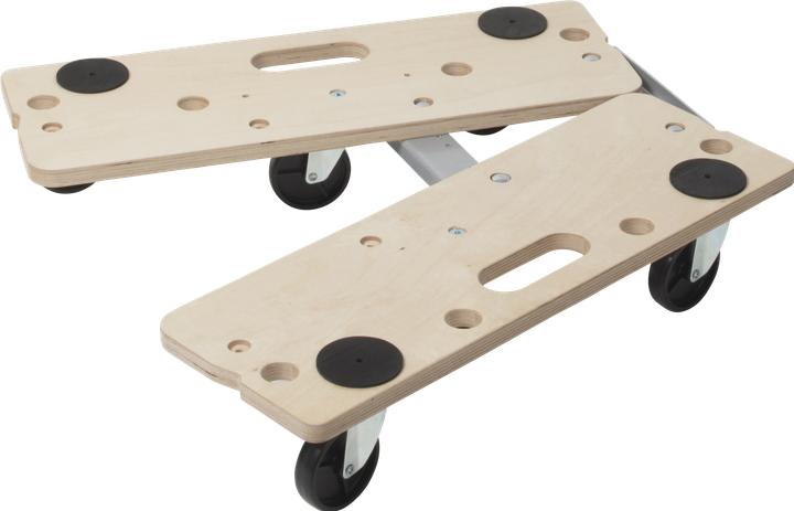 Produktbild wolfcraft 1 Möbelroller teilbar m.Bügel FT 350 B (300 kg)