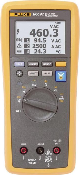 Produktbild Fluke Hand-Multimeter digital FLK-30 (CAT III 1000V, CAT IV 600V)