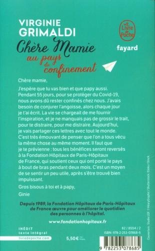 Produktbild Chère Mamie au pays du confinement (Französisch, Virginie Grimaldi, 2020)