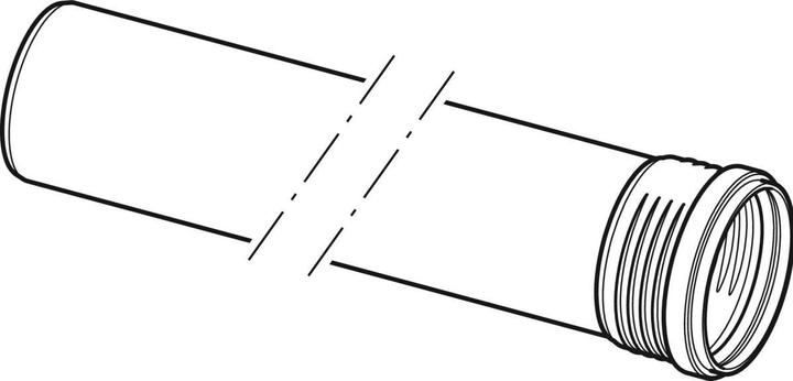 Actual product image Geberit Silent-PP pipe with socket d90x3.1 L:150cm