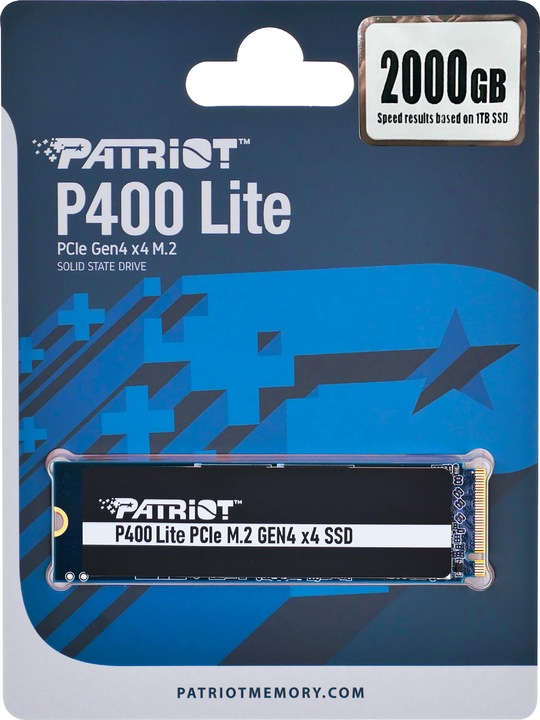 Actual product image Patriot P400 Lite (2000 GB, M.2 2280)