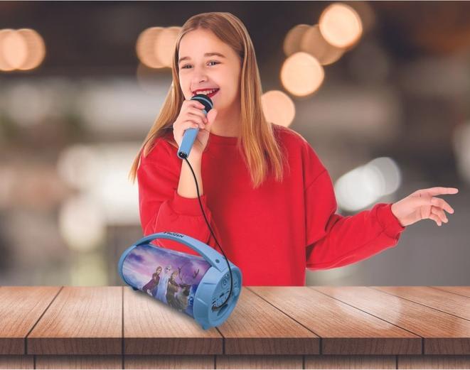 Image du produit Lexibook Enceinte lumineuse Bluetooth® Givrée avec microphone (BTP585FZZ)