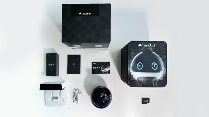 Immagine prodotto Enabot Robot di sorveglianza EBO X con telecamera WLAN (3840 x 2160 pixel)