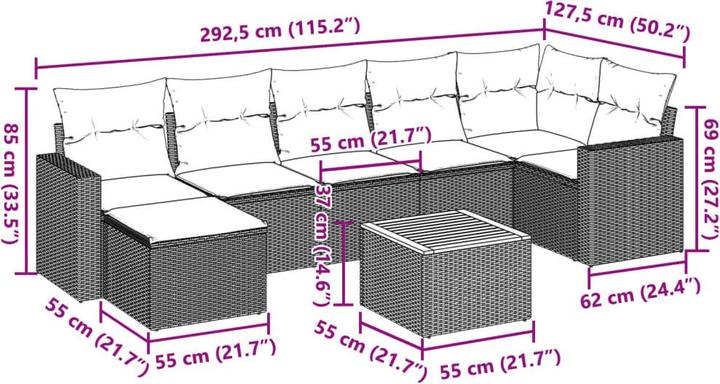 Produktbild vidaXL Kimora