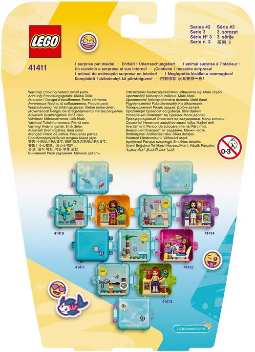 Actual product image LEGO Stephanie's summer cube beach party (41411, LEGO Friends)