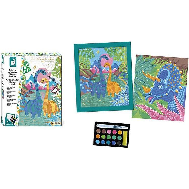 Thumbnail - Janod Malen nach Zahlen Dinosaurier