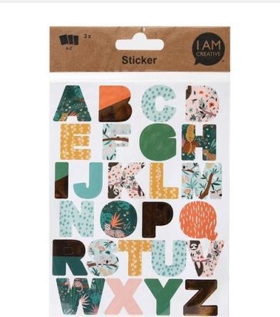 Immagine prodotto I Am Creative Sticker Sticker ABC 3x A-Z (78 Adesivo)
