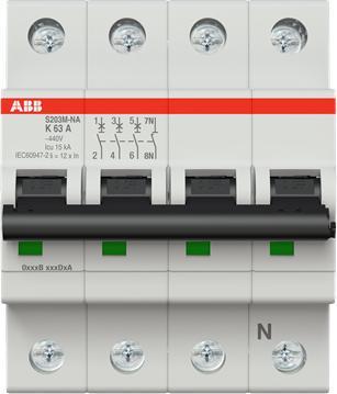 Actual product image ABB S203M-K63NA Automatic circuit breaker K-Char., 2CDS273103R0607