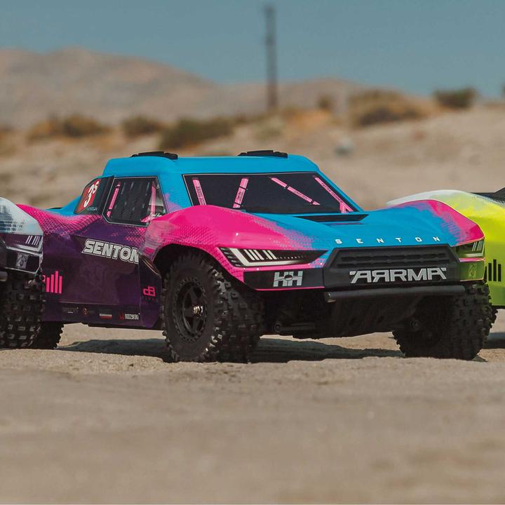 Produktbild Arrma SENTON 223S BLX Brushless 1/10 4X4 Short Course Truck RTR mit DSC, blau (RTR Ready-to-Run)