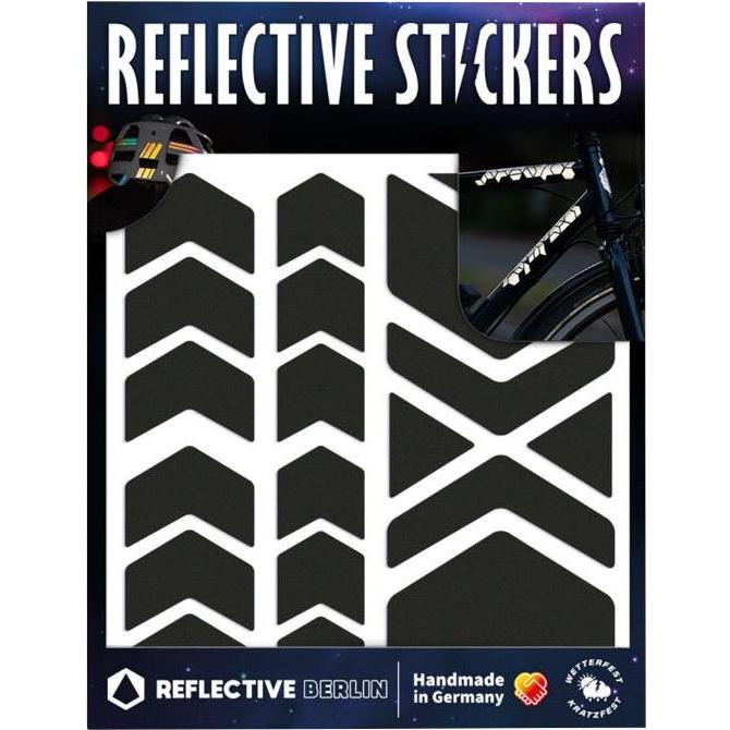 Reflective Berlin, Sticker, Reflektierende Aufkleber Helm