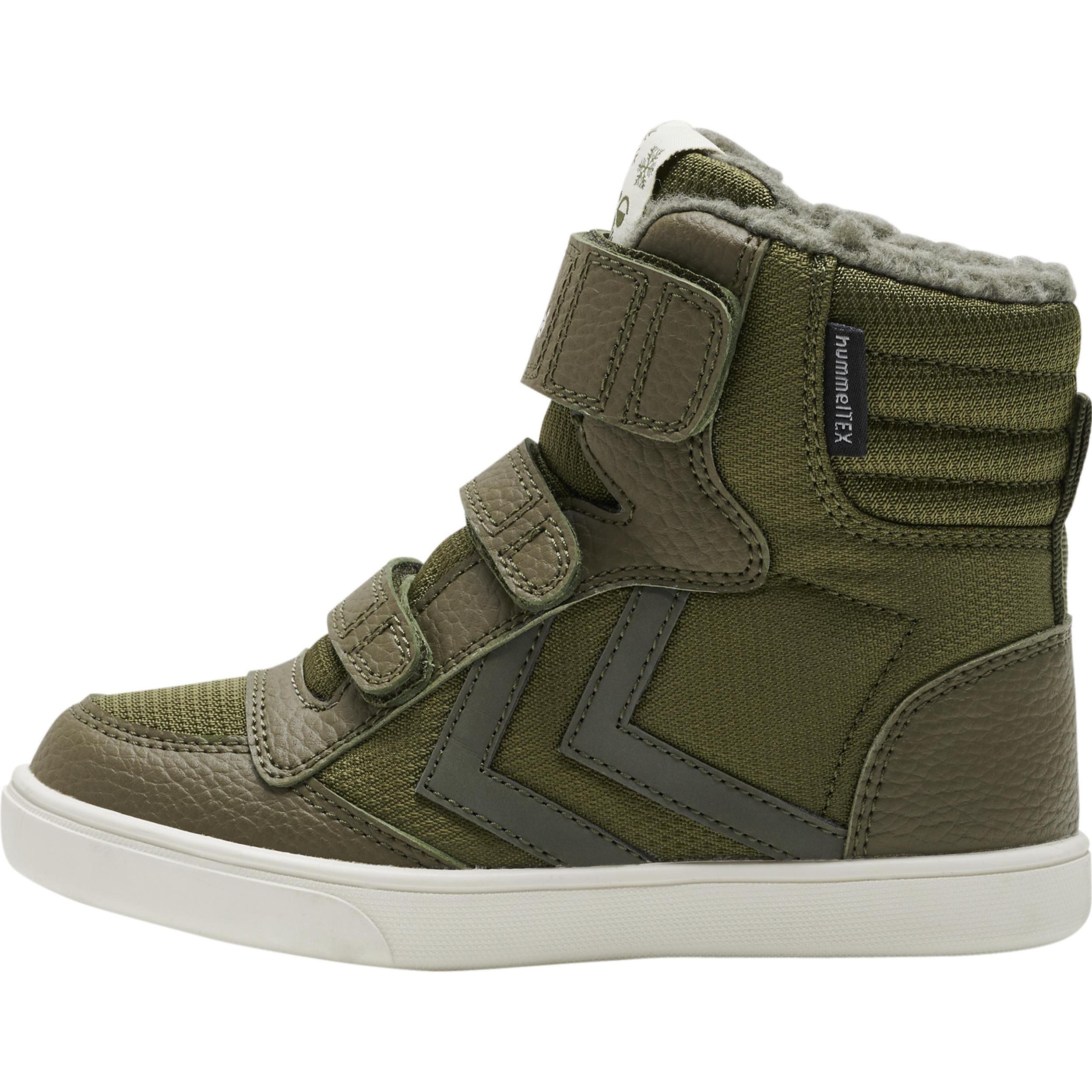hummel, Jungen, Boots + Stiefel, Stadil Super Poly Boot Recycled Tex Jr, Grün, (29)