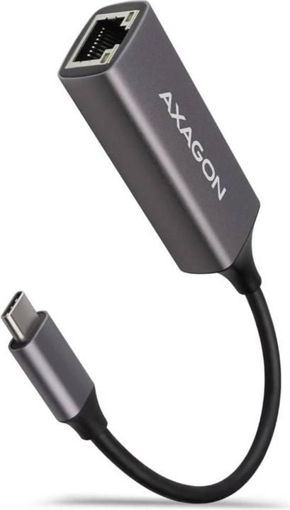 Axagon ADE-TRC Gigabit Ethernet 10/100/1000 Adapter - USB 3.1 Type C, Titanium Gray (USB 3.1, RJ45 (1x))