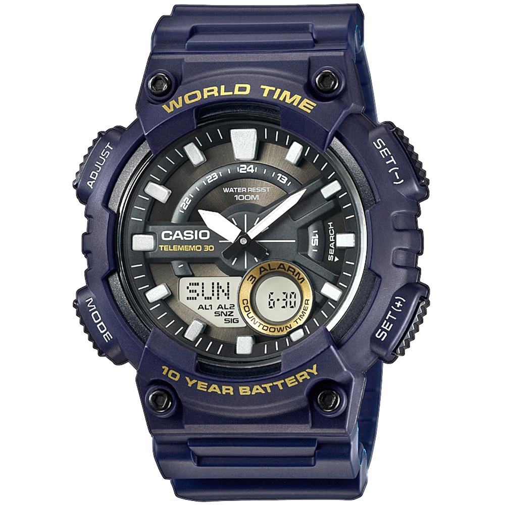Casio Uomo Nero Orologio Da Polso, Ltp-1308D-1A,