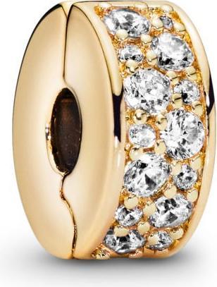 Pandora Clear Pavé (Metall, Vergoldet)
