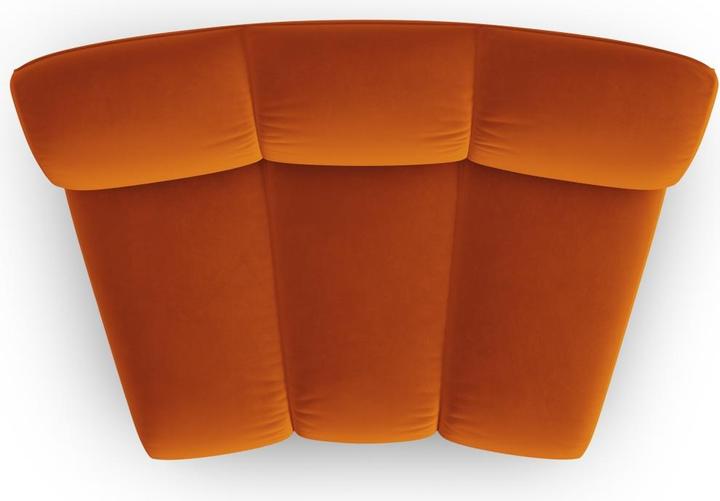 Actual product image Micadoni Velvet Modul Armless, "Lupine", 1 Seat, 154x95x70Made in Europe (1-seater, Modular sofa)