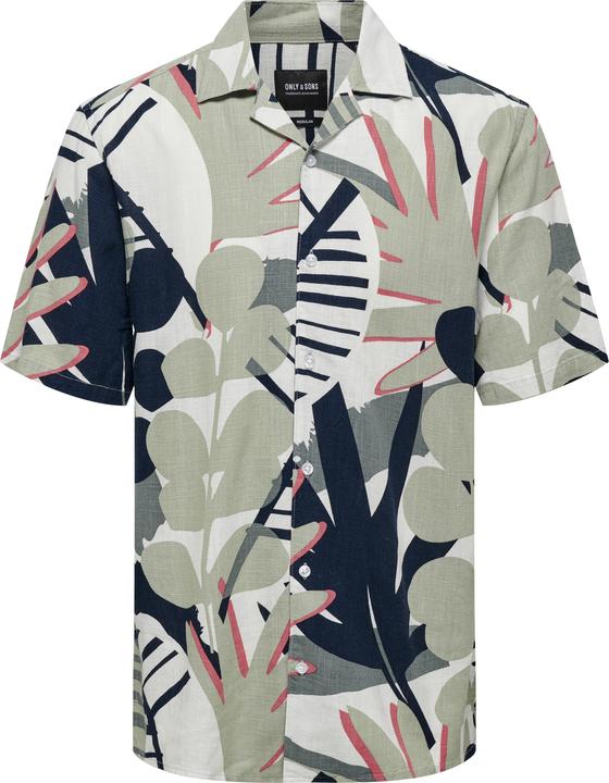 Immagine prodotto Only & Sons Onsbertil Reg Visc Linen Aop Ss Shirt (M)