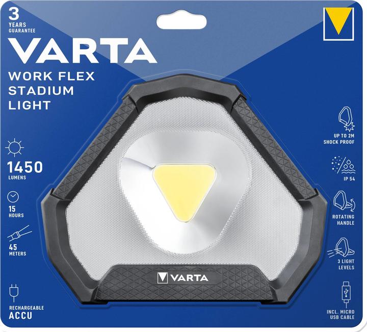 Actual product image Varta Work Flex Stadium Light (550 lm)