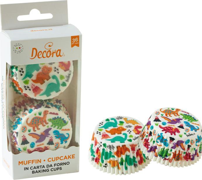 Produktbild Decora Caissettes à cupcake - Jurassique (5 cm)