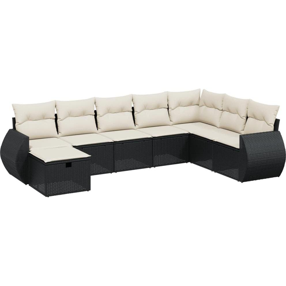 VidaXL, Gartenlounge, 10-tlg. Garten-Lounge-Set mit Kissen