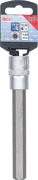 Immagine prodotto BGS Chiave a bussola lunghezza 140 mm 12,5 mm (1/2") esagono interno 14 mm (14 mm)