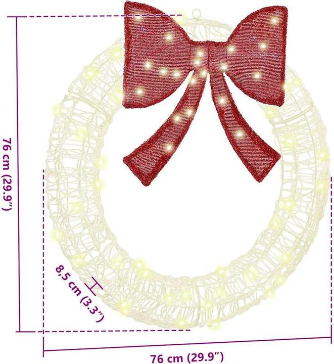 Image du produit vidaXL Weihnachtsdekoration