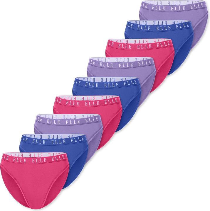 Hot pink, Lilac, Royal Blue