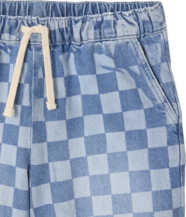 Actual product image Jonen Jungen Jeans-Bermudas mit Schachbrettmuster in Loose-Fit (134)