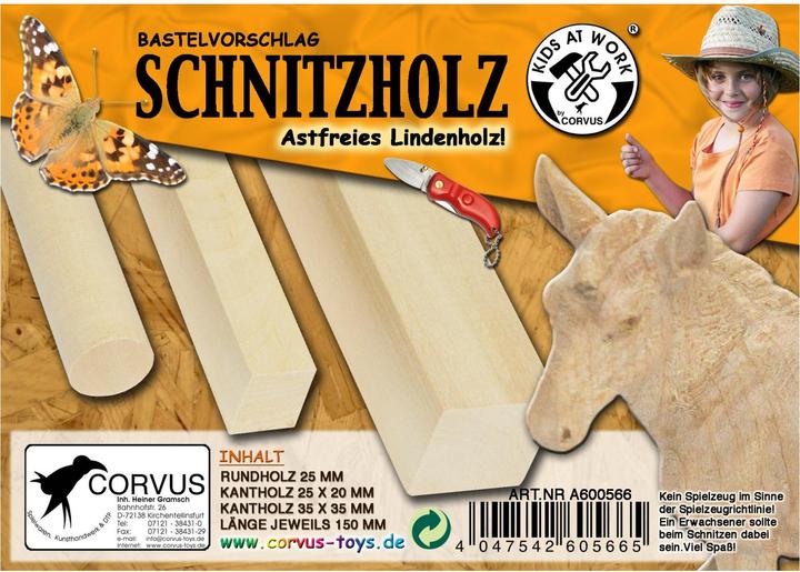 Produktbild Kids at work Schnitzholz