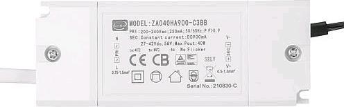 Produktbild Mlight Netzgerät zu Einlegeleuchten 35W900mA Ausgangsstrom sekundär 900mA