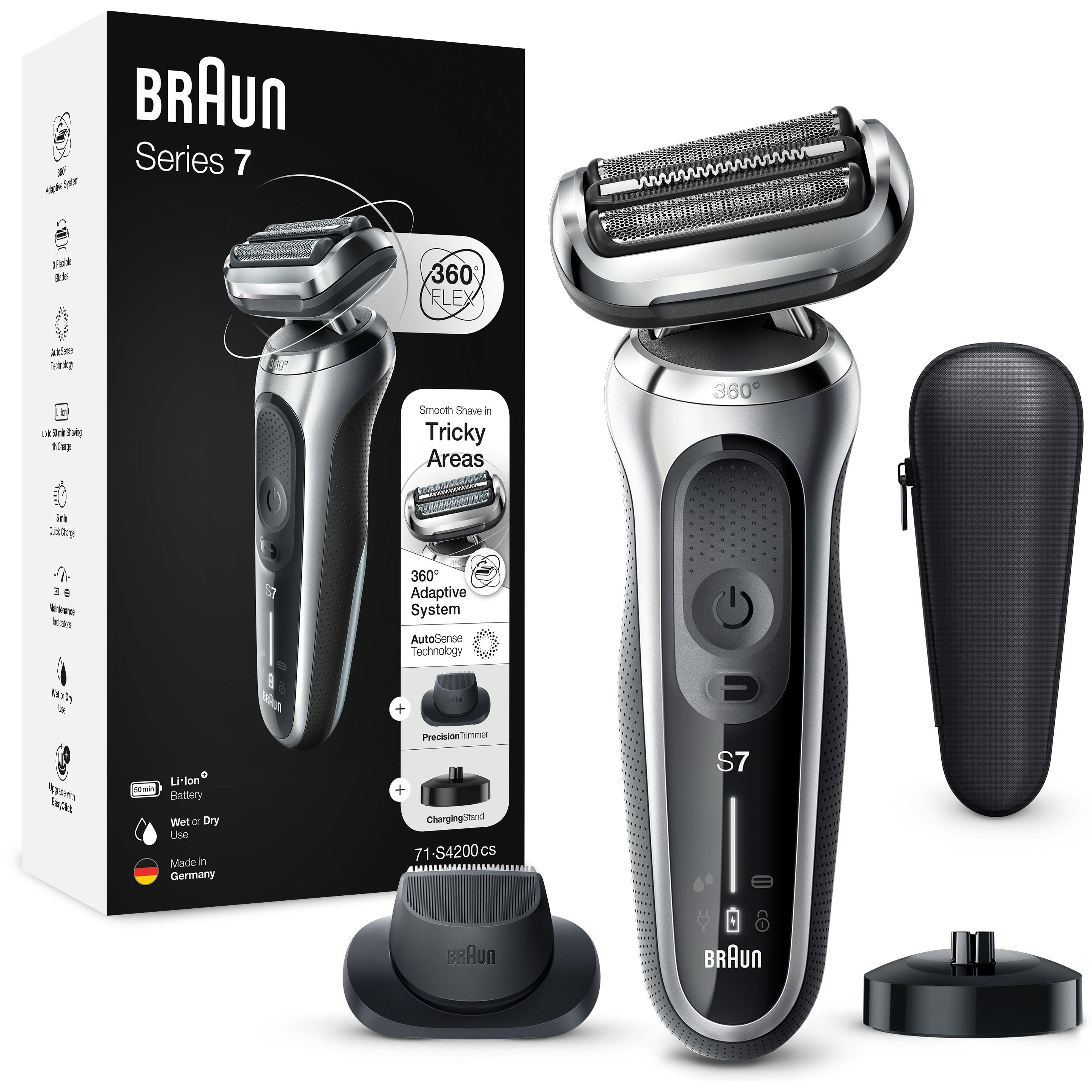 Braun Argento Rasoio Elettrico, Series 7 71-S4200cs
