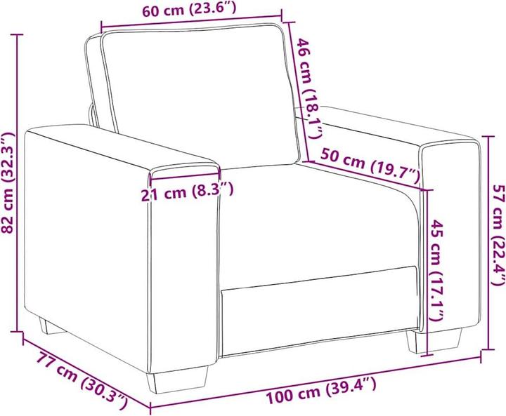 Actual product image vidaXL Sofagarnitur