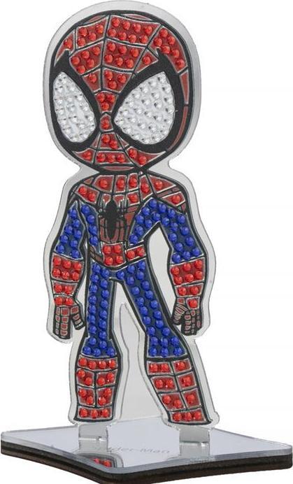Actual product image Craft Buddy Spider-Man, Crystal Art Mirror Buddy, ca. 12cm