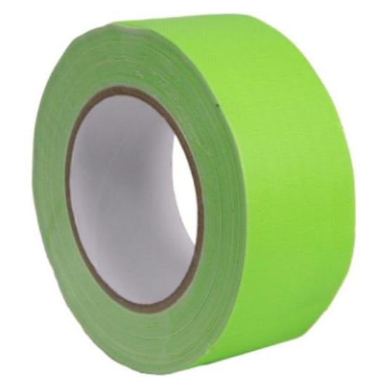 Accessory, Plakband, Gaffelband 50mm X 25m Neongroen Uv-actief (50 mm)