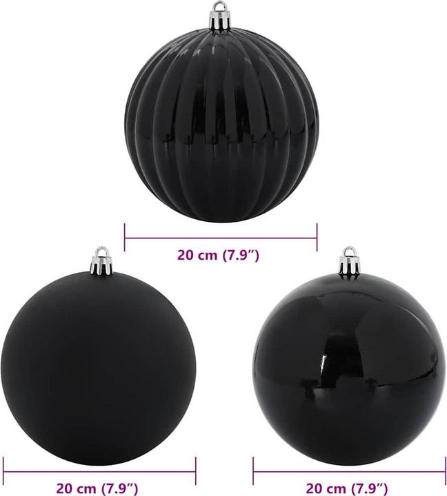 Produktbild vidaXL Weihnachtskugeln (2x)